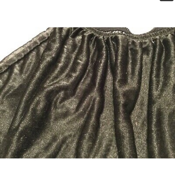Moret Girls Black Shimmery Dance Skirt Sz S 6/8? - Picture 6 of 6